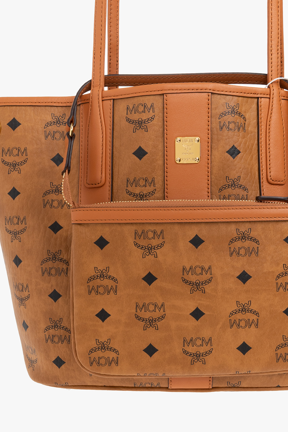 Brown 'Liz Small' reversible shopper bag MCM - silvatica